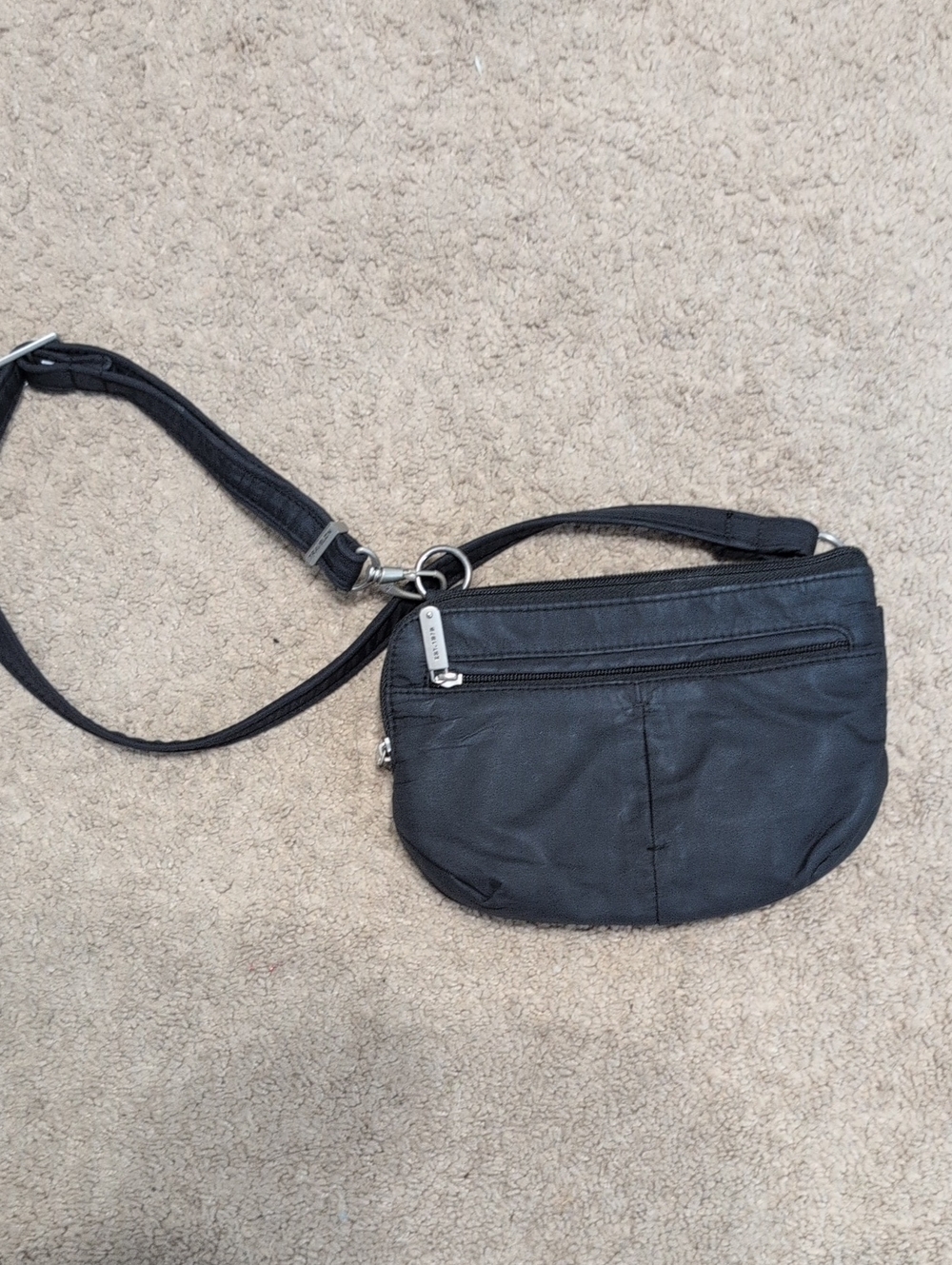 Travelon Black Crossbody Bag with Theif Resistant Mesh